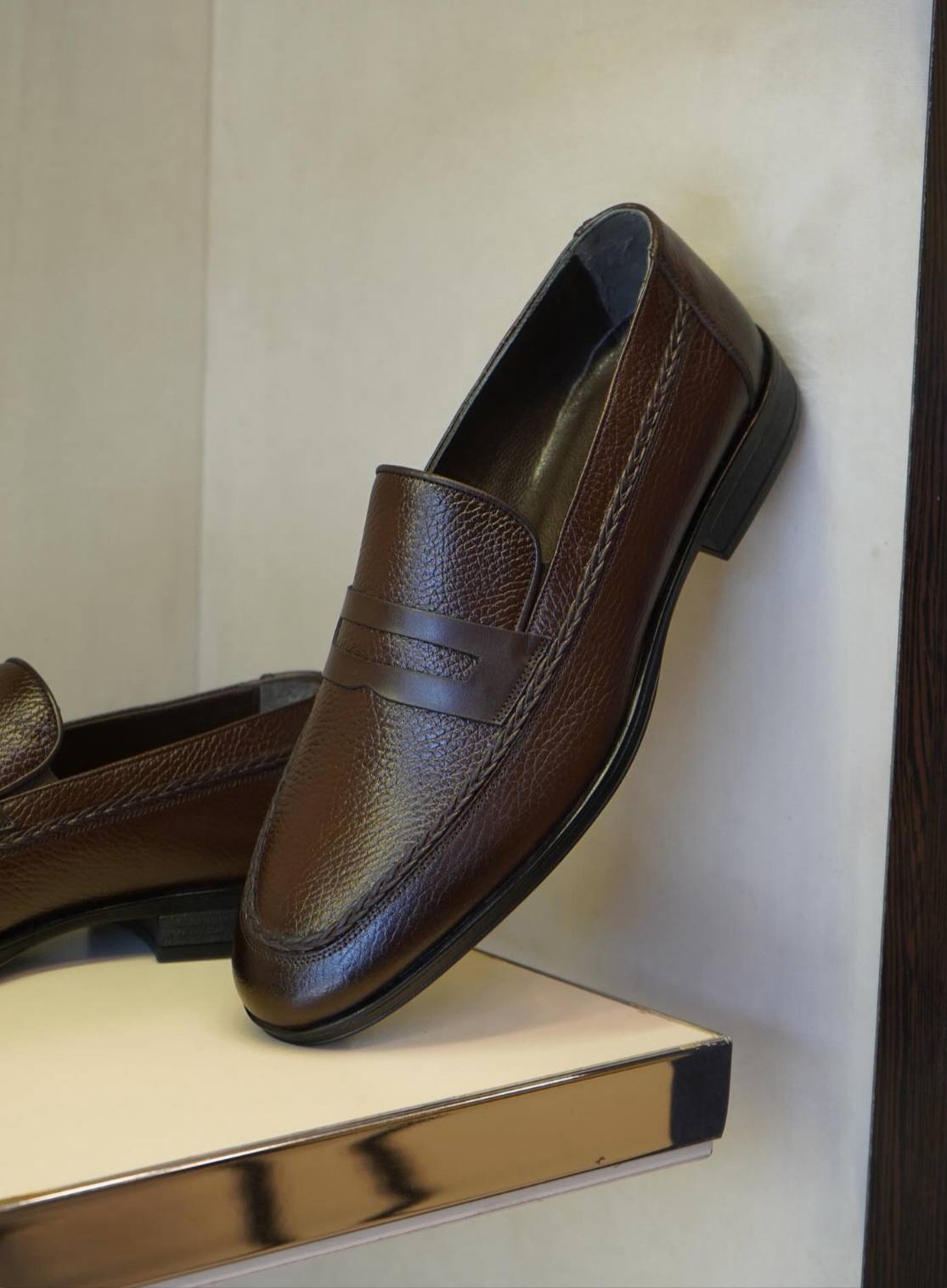 Leather footwear - -