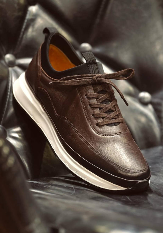 Leather footwear - - Brown