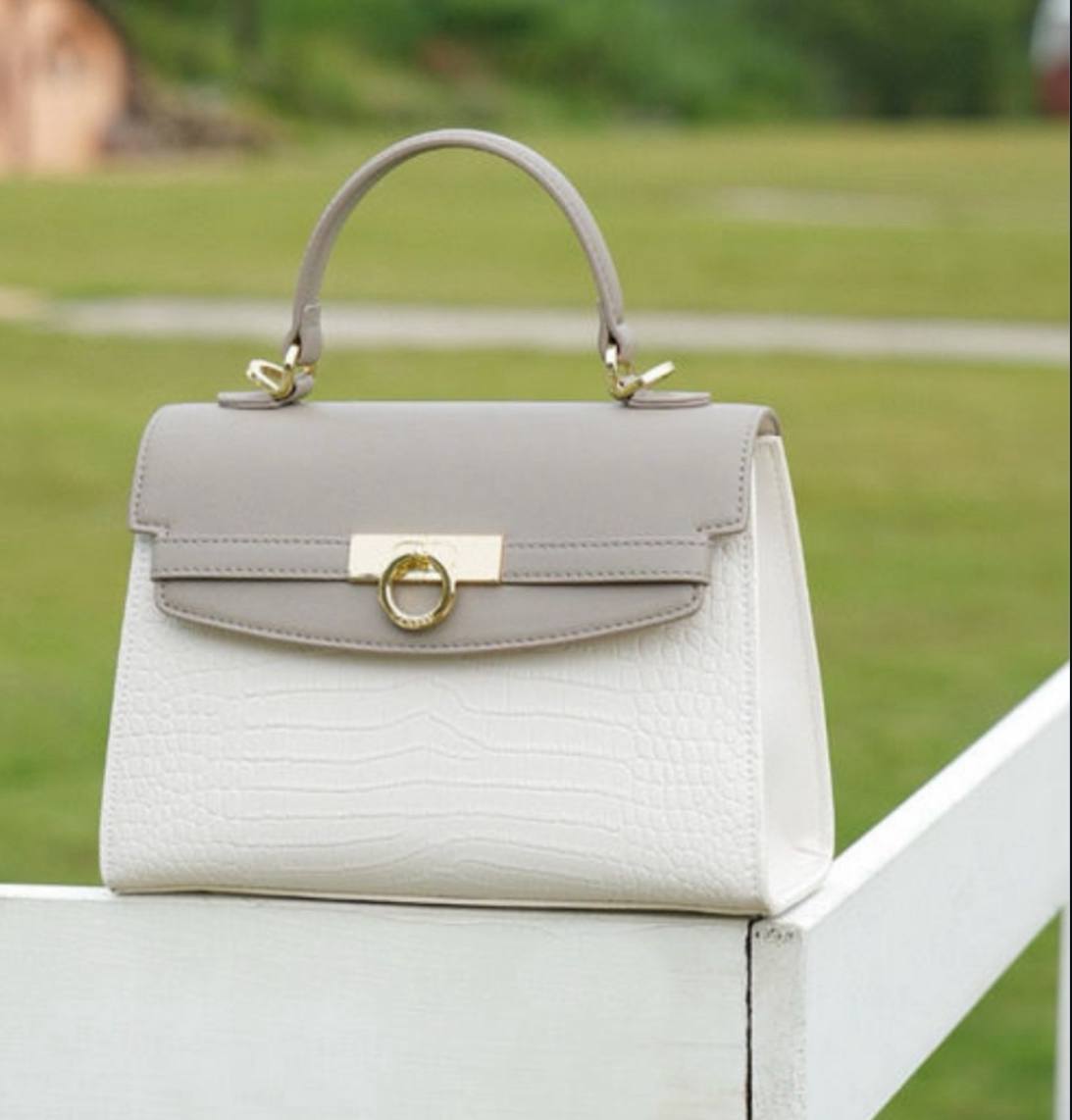 Women bag - - Ecru