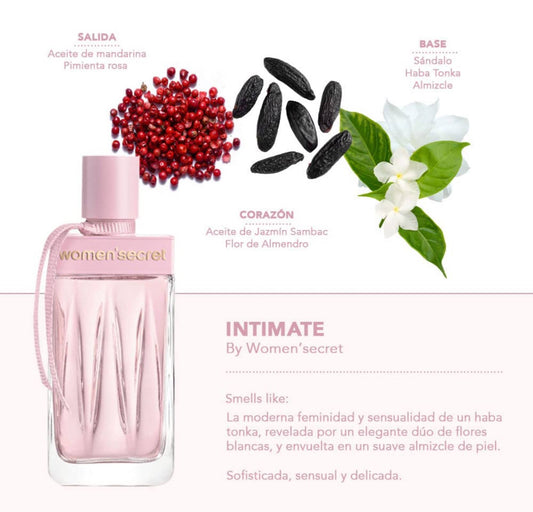 WOMEN SECRET INTIMATE EAU DE PARFUM 100ml - - 100 ml