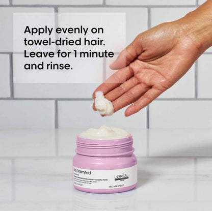 L'Oréal Professionnel Serie Expert Liss Unlimited Hair Mask - -