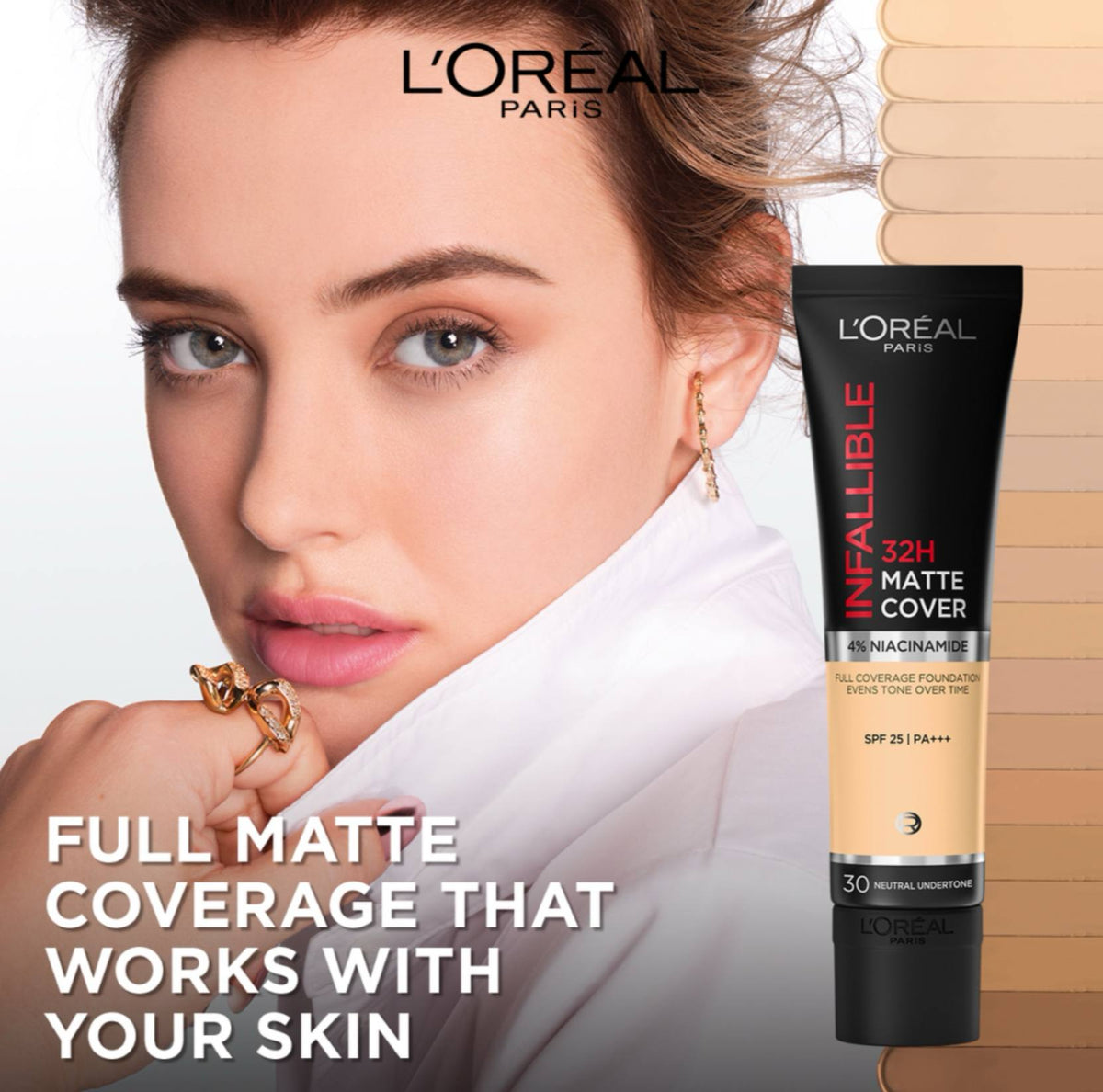 L'ORÉAL PARIS Infallible 32H Matte Cover Foundation - -