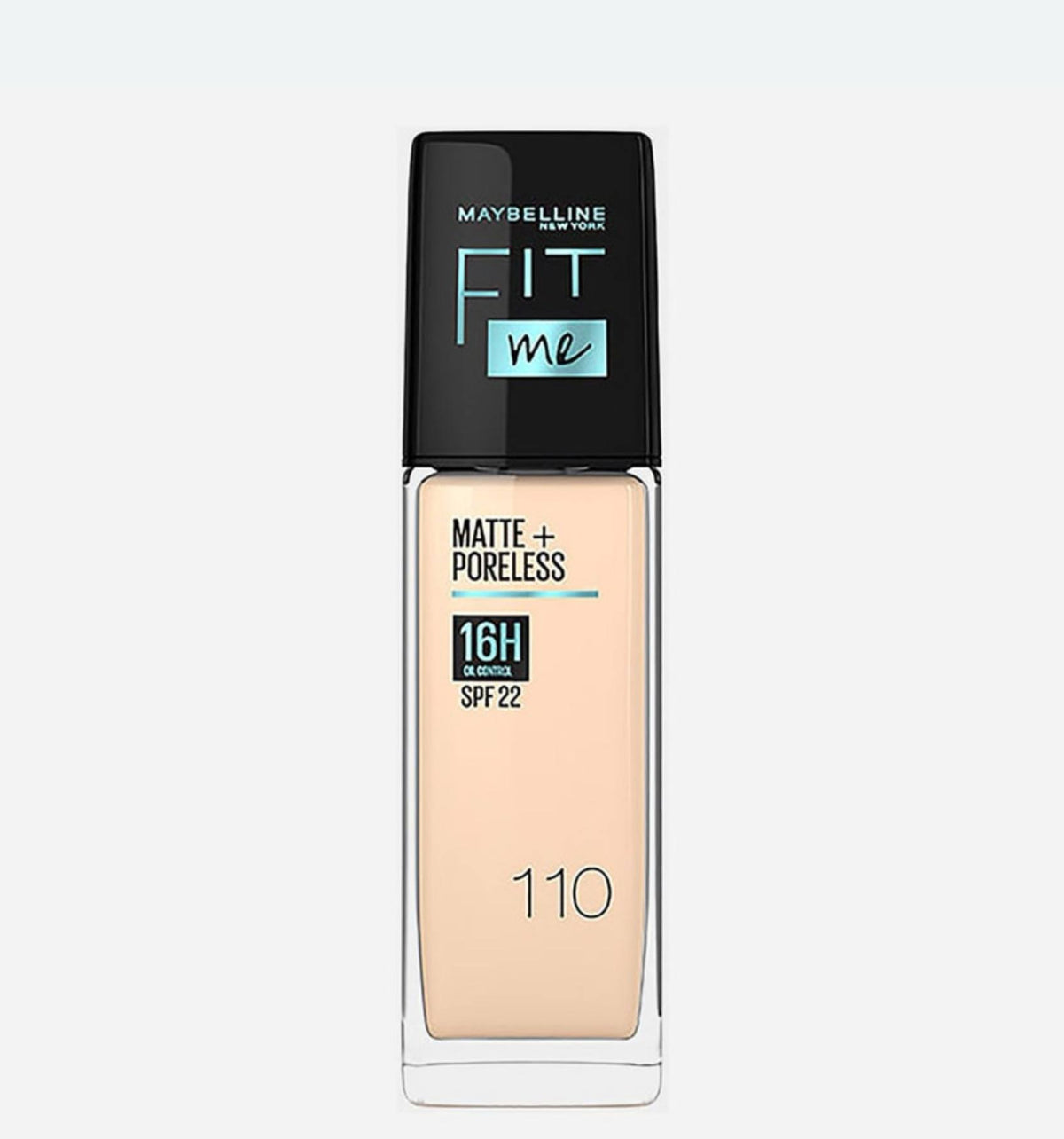 Maybelline New York Fit Me Matte + Poreless Liquid Foundation SPF 22 - - 110