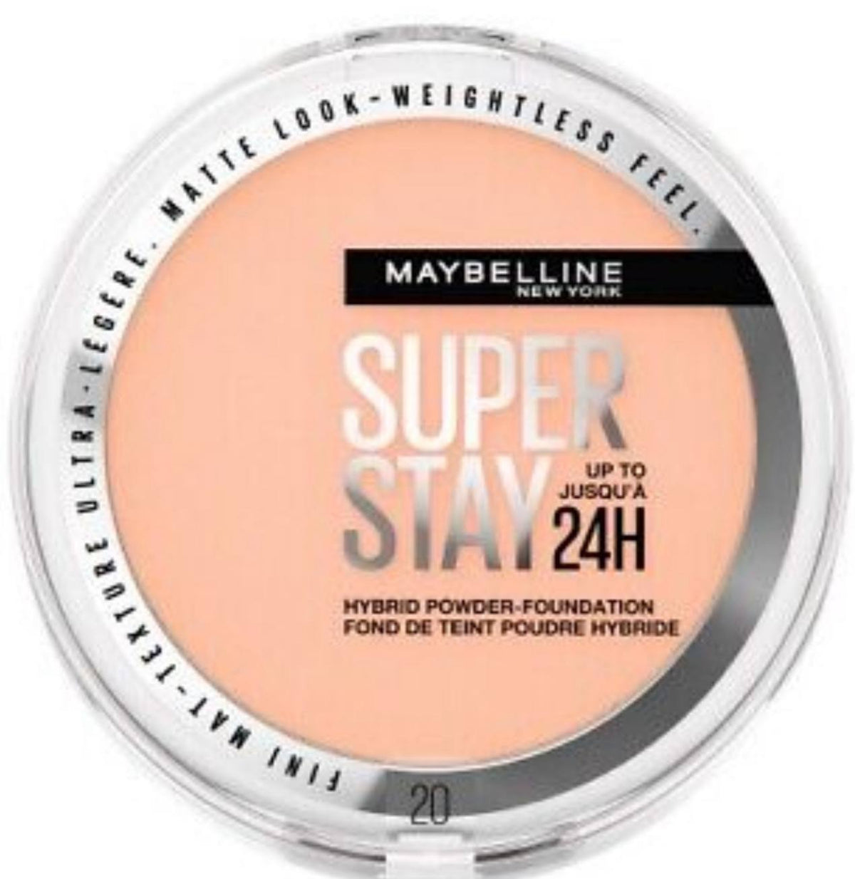 Maybelline Super Stay® Up to 24HR Hybrid Powder-Foundation - - 20