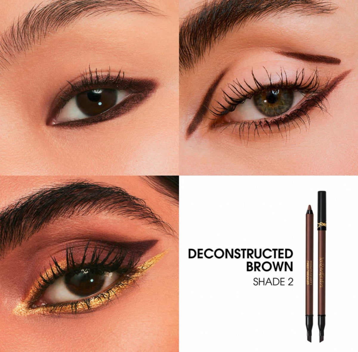 Yves Saint Laurent Lines Liberated Eyeliner Pencil - - 02 Deconstructed Brown