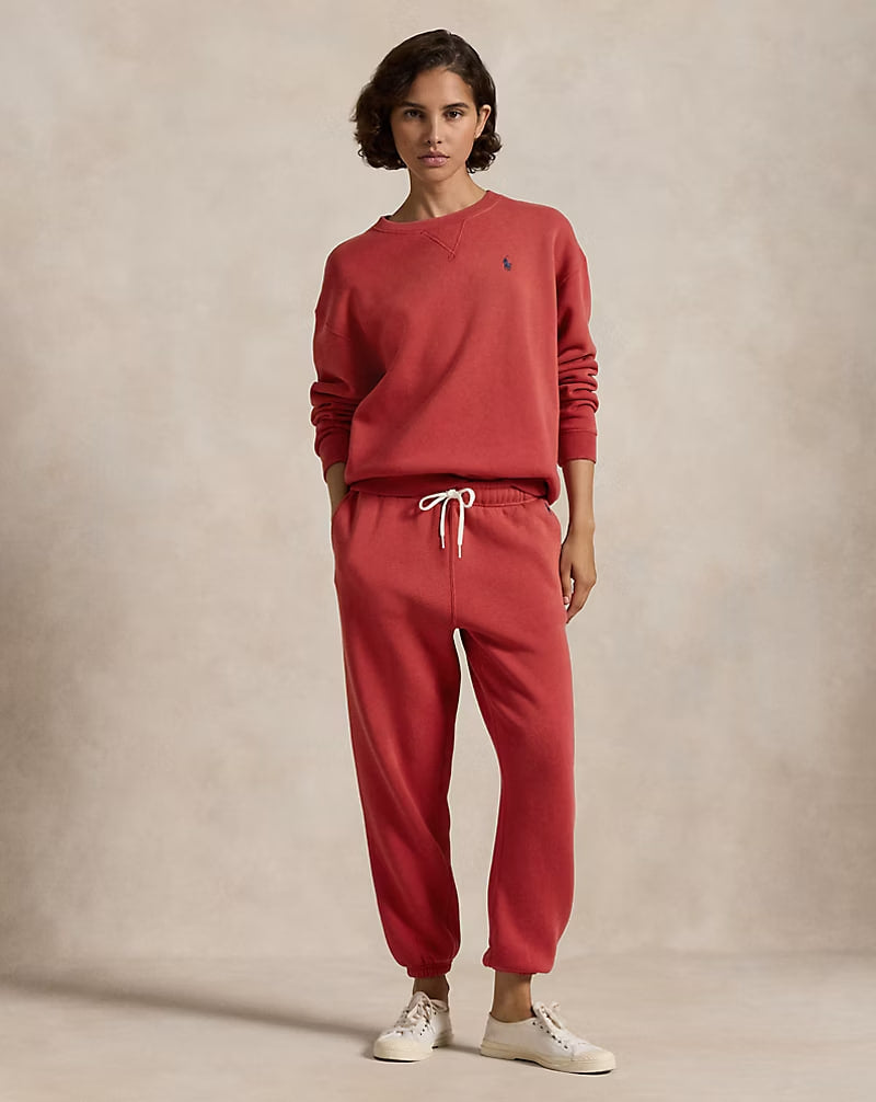 Fleece Athletic Pant - - Spring Red