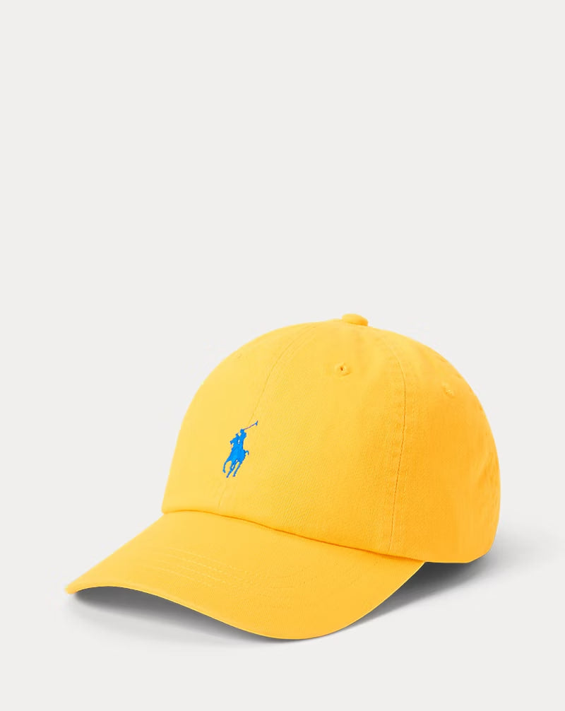 The Iconic Cotton Chino Ball Cap - - Yellow