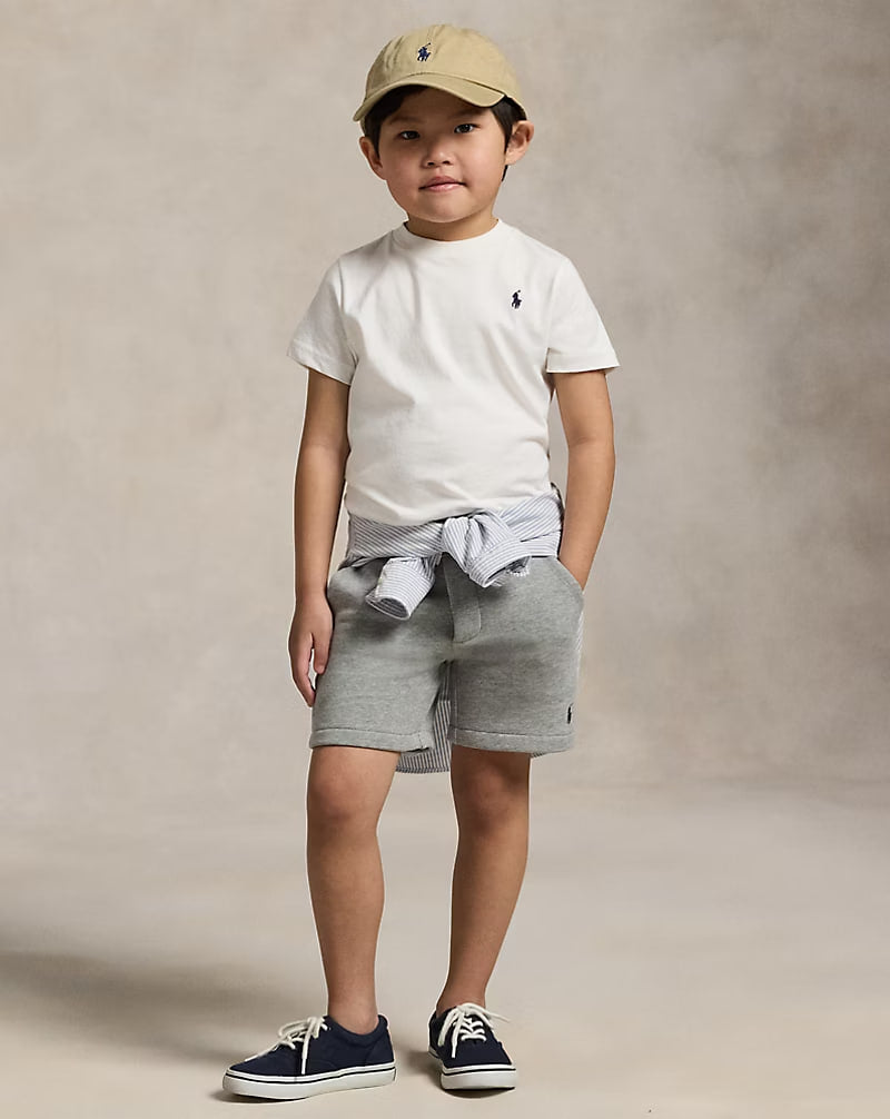 Fleece Drawstring Short - - Heather