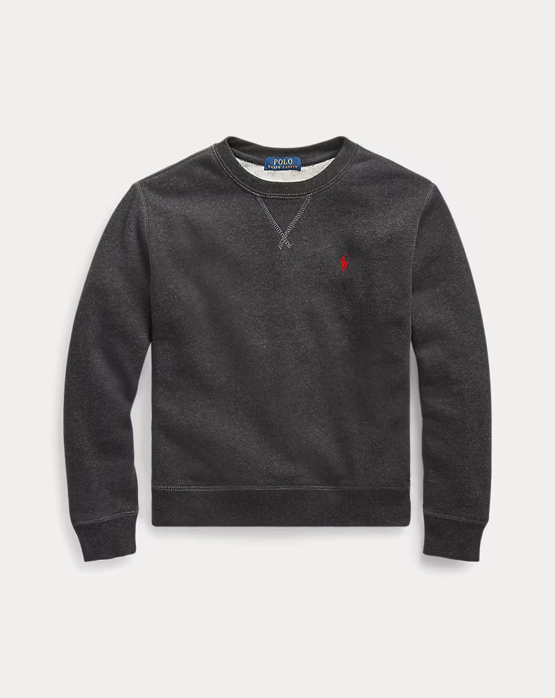 Fleece Sweatshirt 8-20 - - Avery Heather