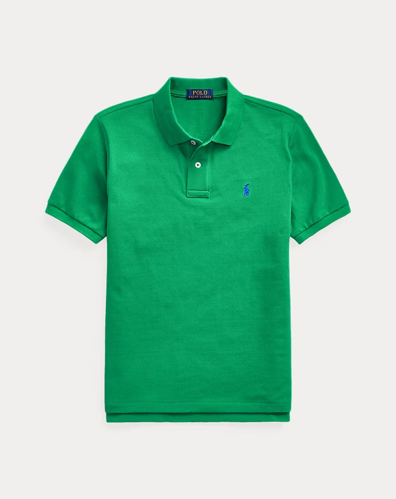 The Iconic Mesh Polo Shirt 8-20 - - Green