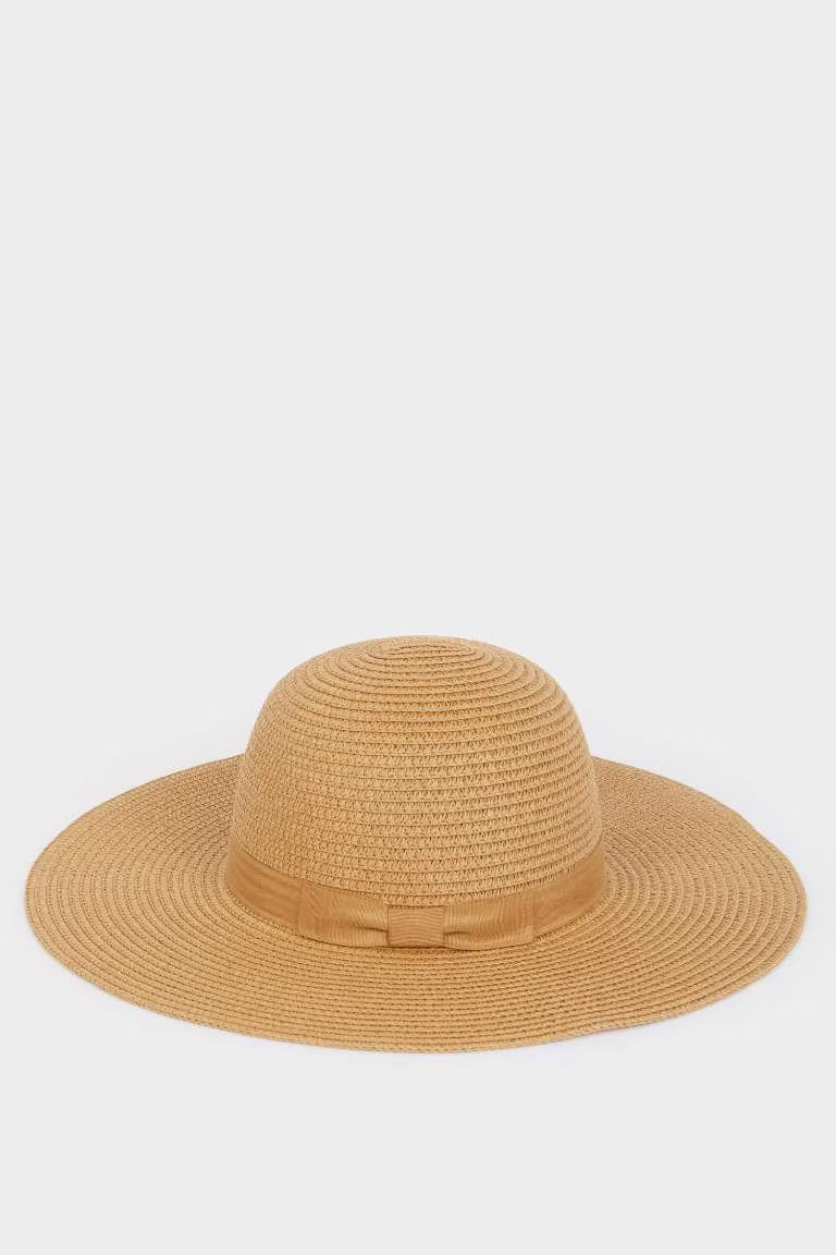 Woman Straw Hat - - Honey Brown