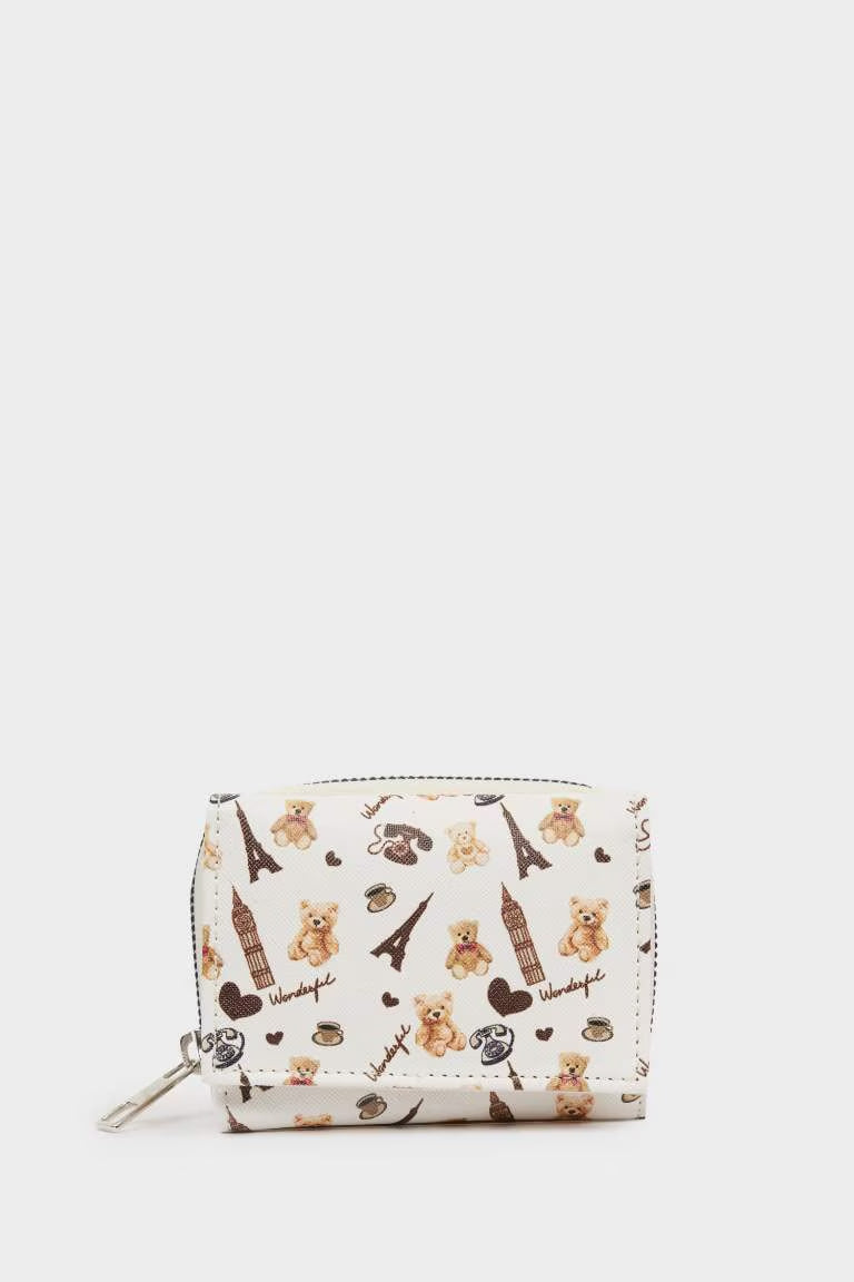 Woman Faux Leather Wallets - -