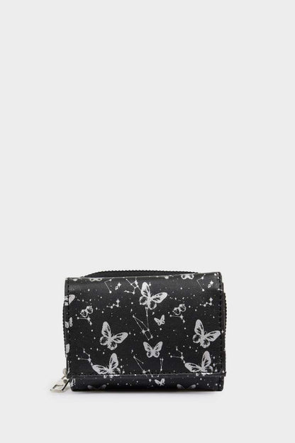 Woman Faux Leather Wallets - - Black