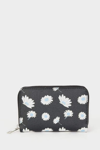 Woman Faux Leather Wallets - - Floral