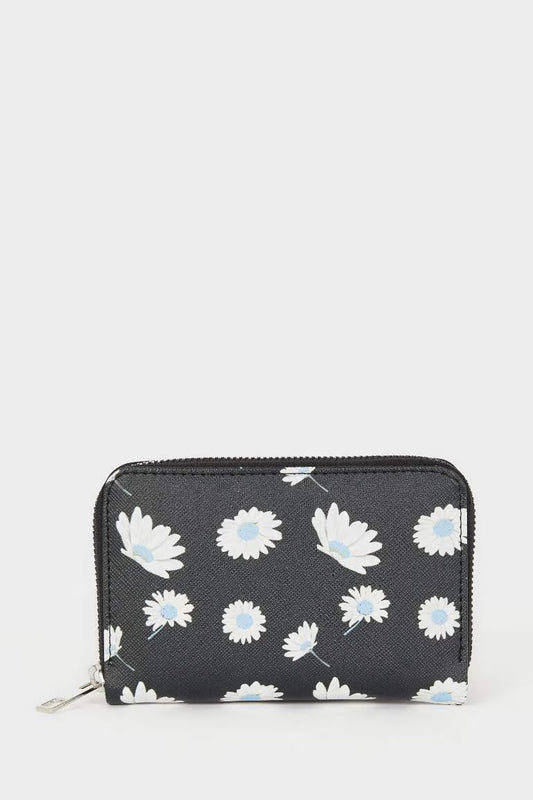 Woman Faux Leather Wallets - - Floral