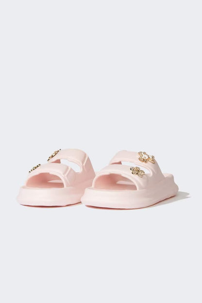 Woman Flat Sole Eva Slippers - - Pink