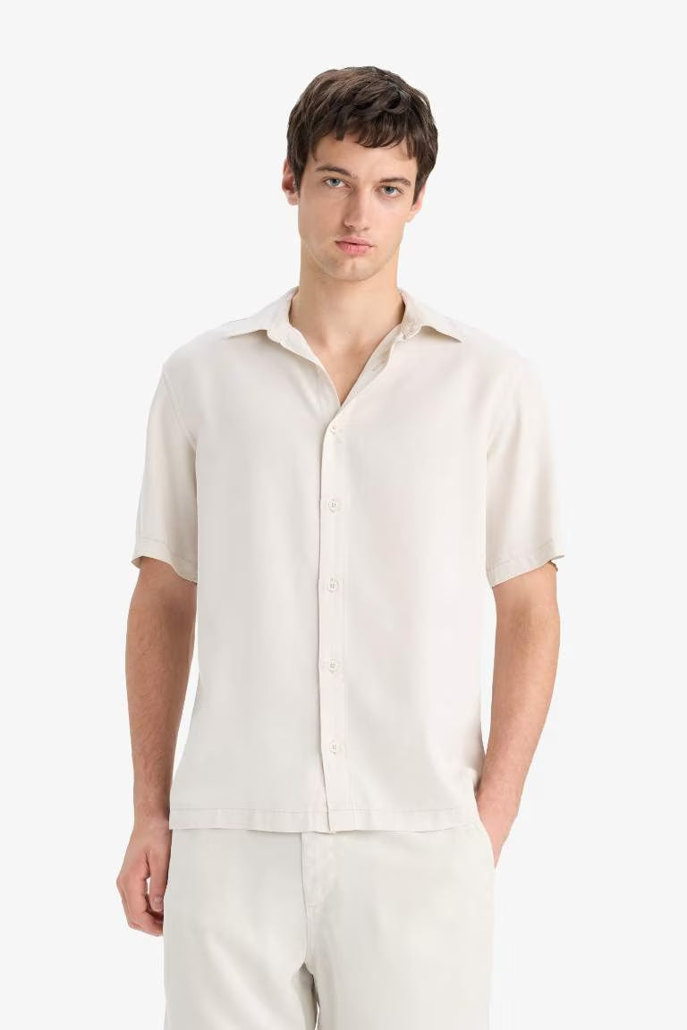 Regular Fit Short Sleeve Shirt - -
