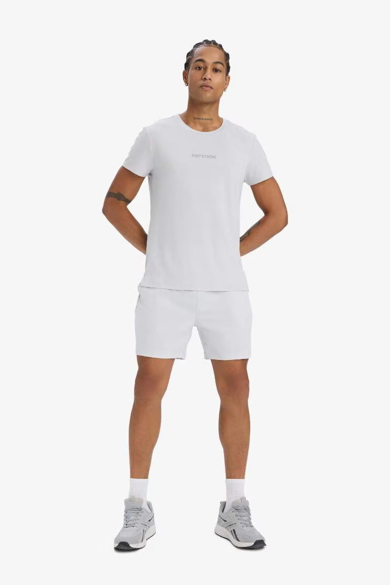 DeFactoFit Standard Fit Sports Shorts - - Heather