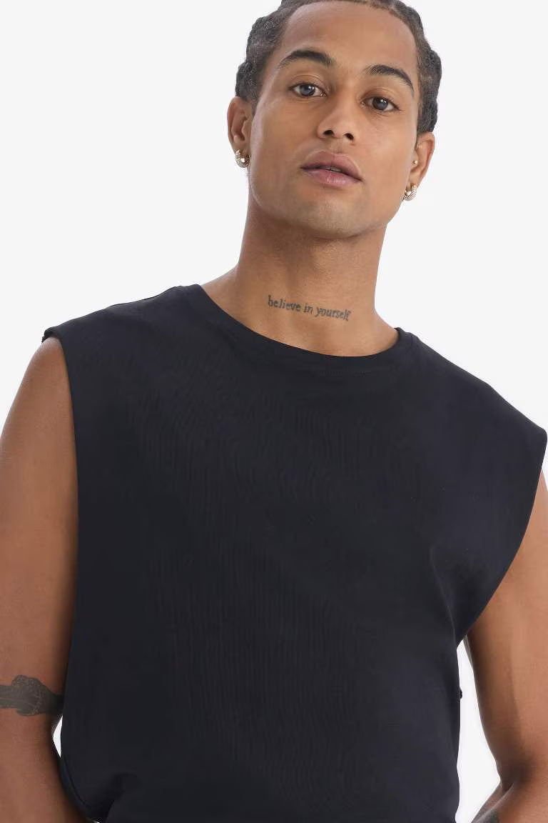 DeFactoFit Boxy Fit Sports Tank Top - -