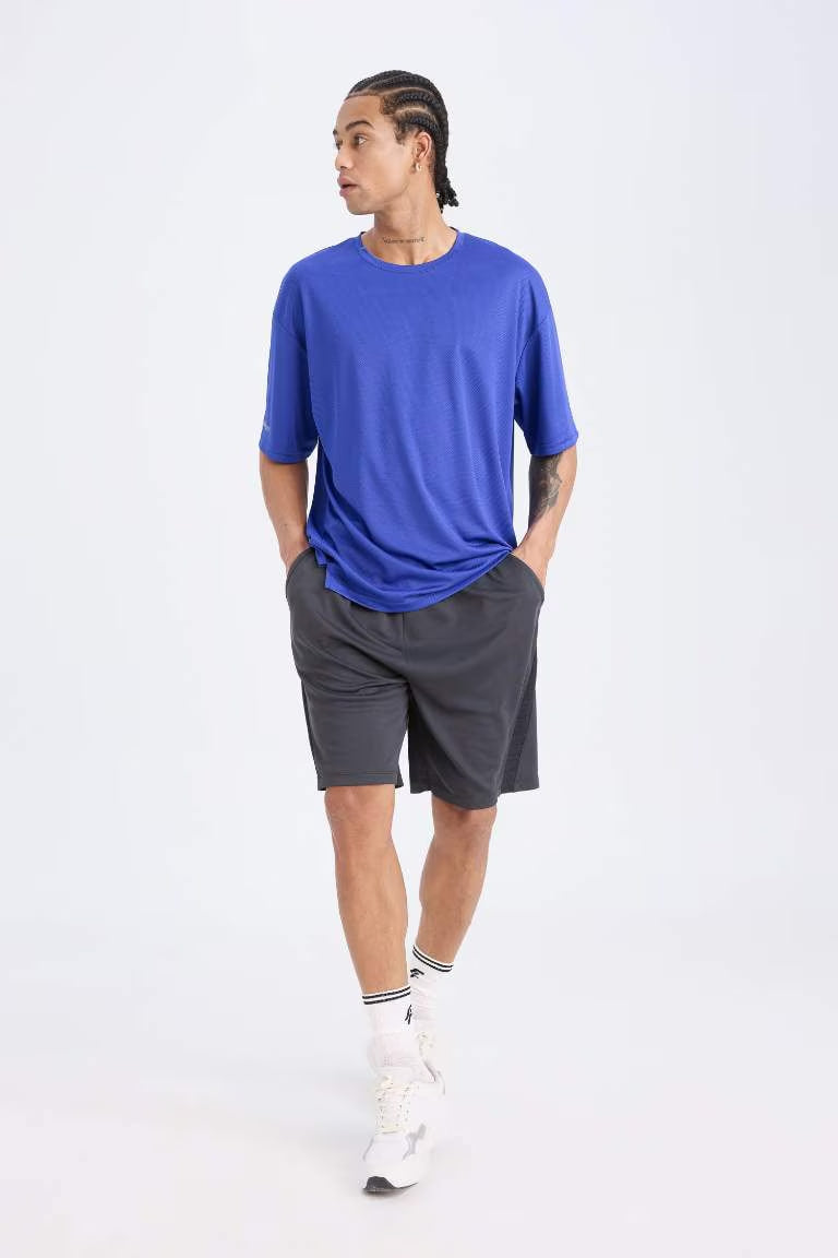 DeFactoFit Standard Fit Sports Shorts - -