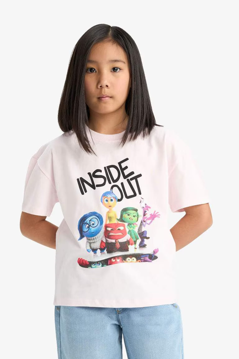 Girl Relax Fit Crew Neck T-Shirt - -