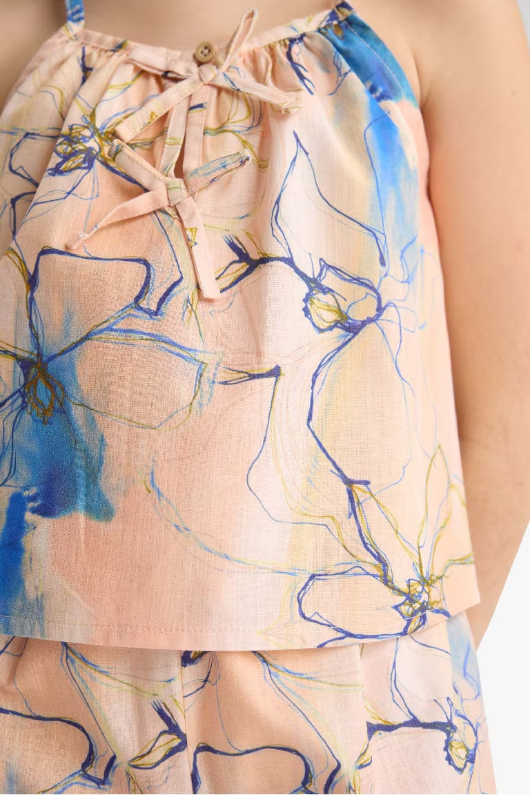 Girl Short Sleeve Blouse - -