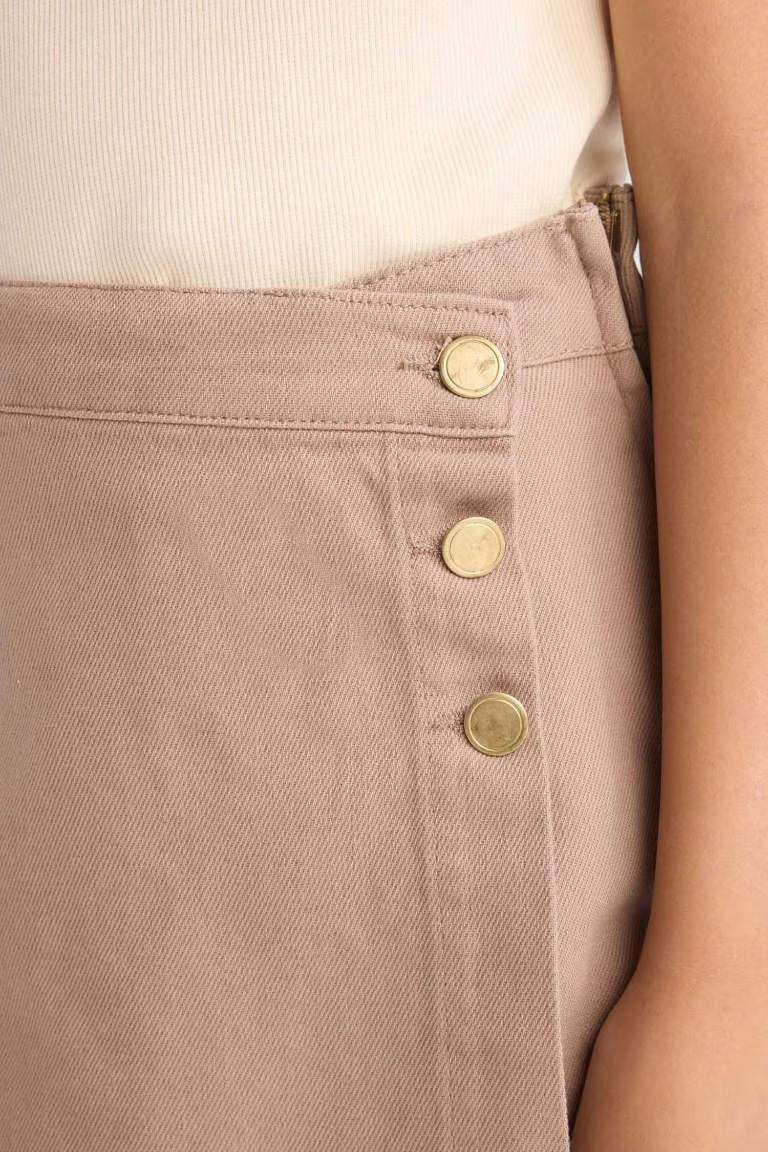 Girl Gabardine Skirt - -
