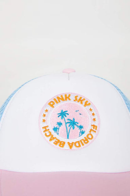 Girl Gabardine Embroidered Hat - -