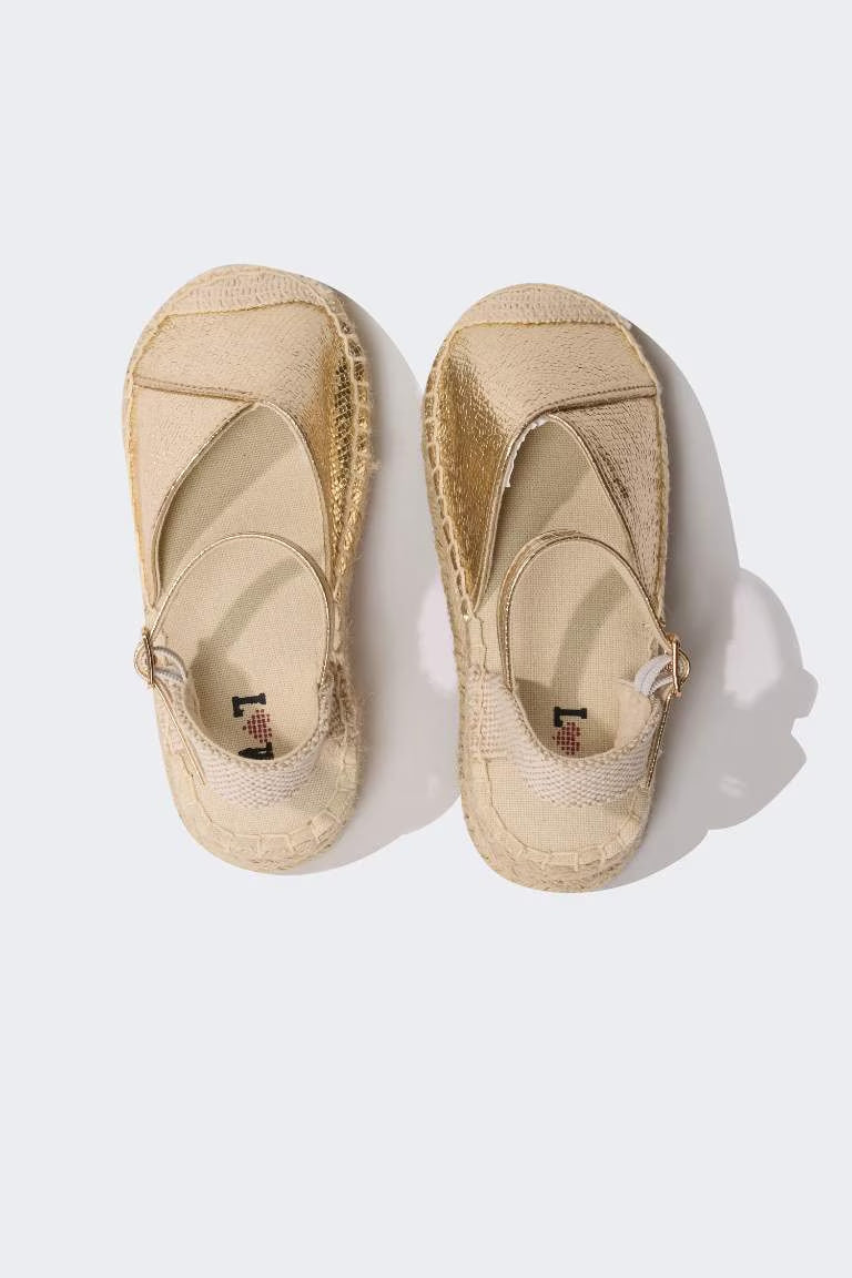 Girl Faux Leather Ballerina Flat Shoes - -