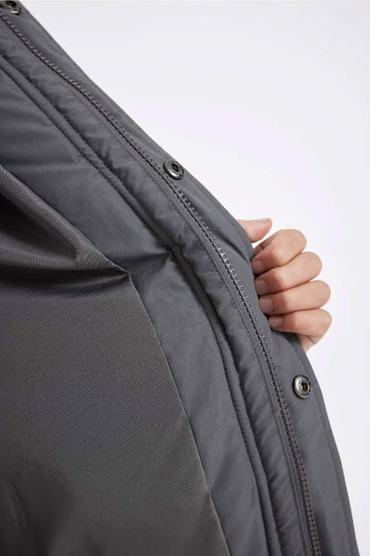 Boy Hooded Water Repellent Puffer Jacket - -