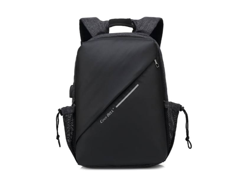 COOL BELL's multi-purpose backpack - - Black