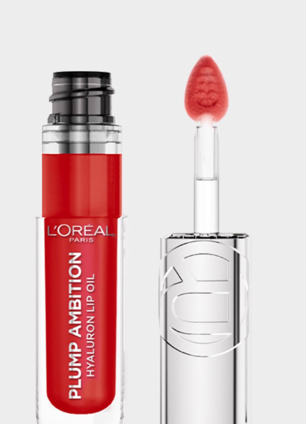 LOREAL PARIS PLUMP AMBITION HYDRATION LIP OIL - - 380 Rouge In Love