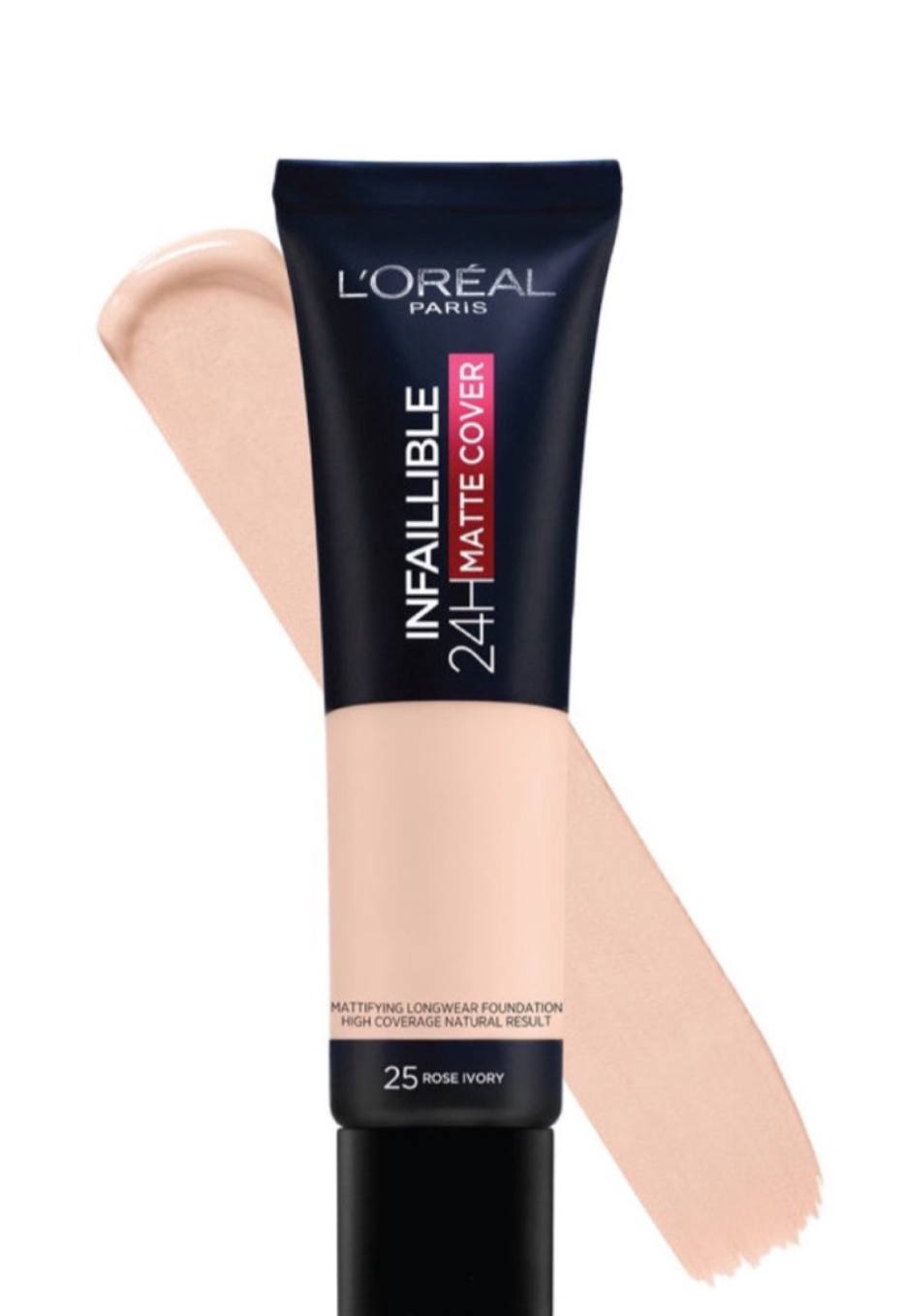 L'Oréal Paris Infallible 24H Matte Cover Foundation - - 25 Rose Ivory