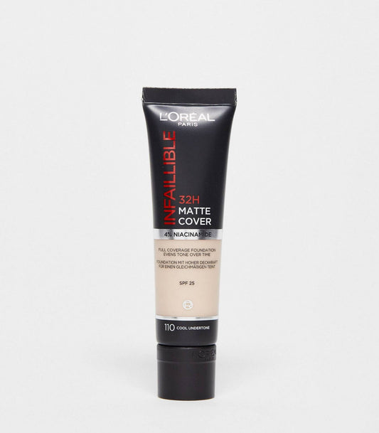 L'ORÉAL PARIS Infallible 32H Matte Cover Foundation - - 110 Vanilla Rose