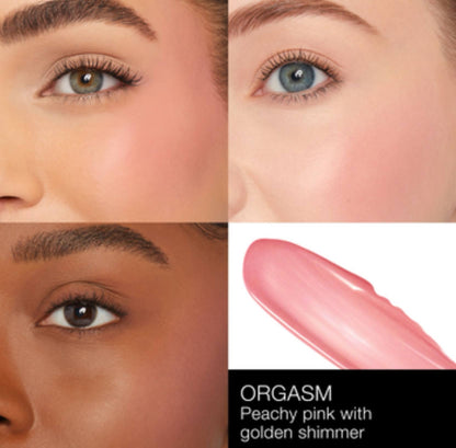 NARS Afterglow Liquid Blush - - Orgasm (Peachy pink with golden shimmer)