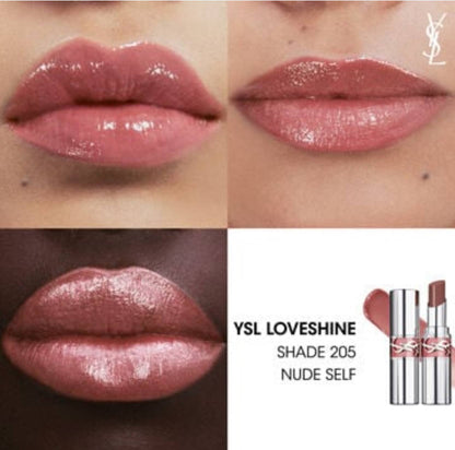 YVES SAINT LAURENT Loveshine High Shine Lipstick - - 205 Nude Self