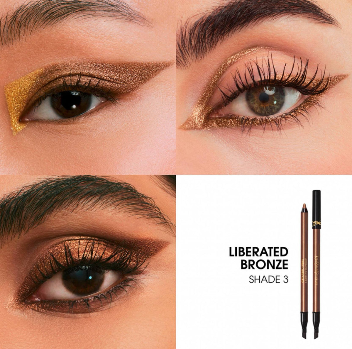 Yves Saint Laurent Lines Liberated Eyeliner Pencil - - 03 Liberated Bronze