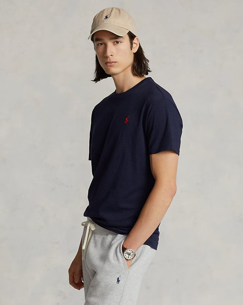Jersey Crewneck T-Shirt - - ink