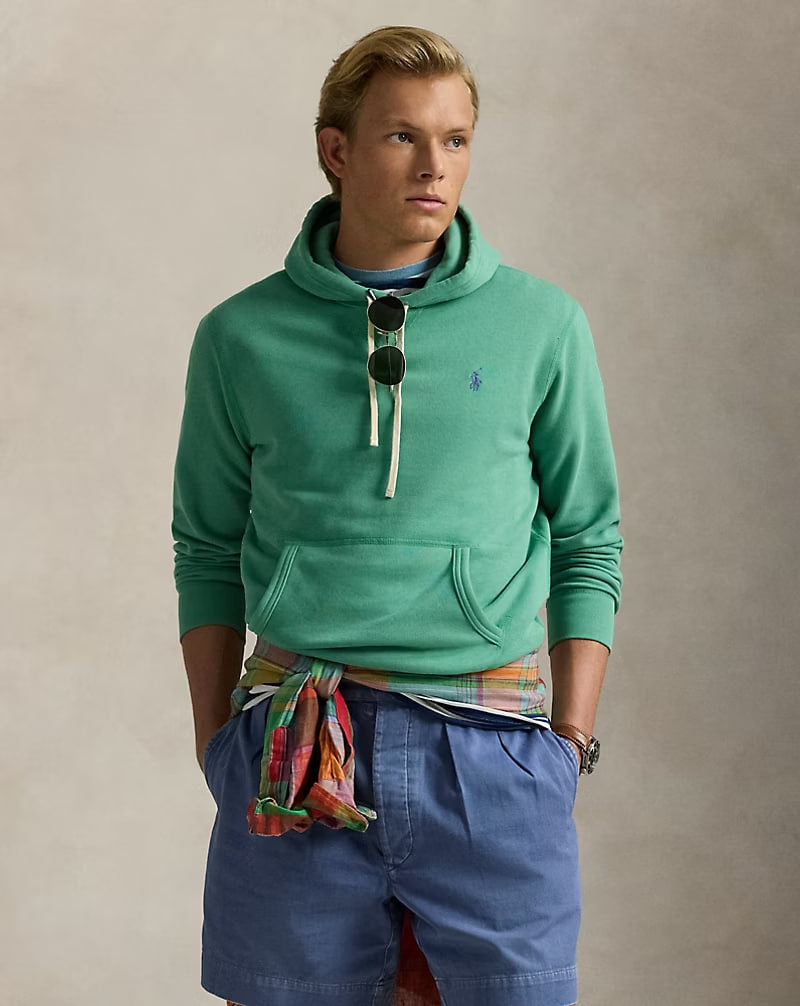 The RL Fleece Hoodie - - Green