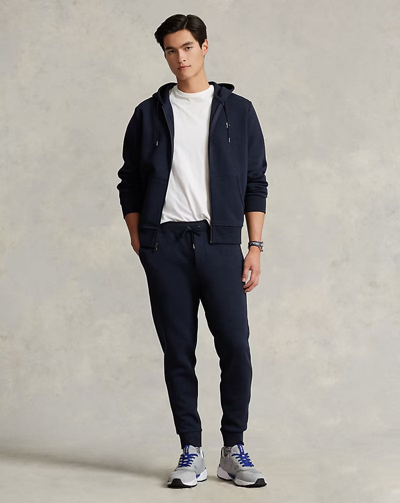 Double-Knit Jogger Pant - - Navy