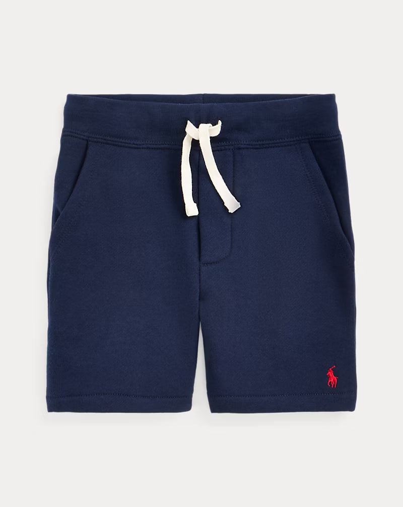 Fleece Drawstring Short - - Navy