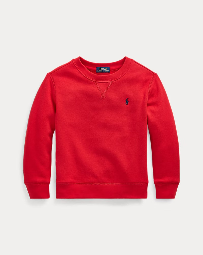 Fleece Sweatshirt 2- 6 - - Red