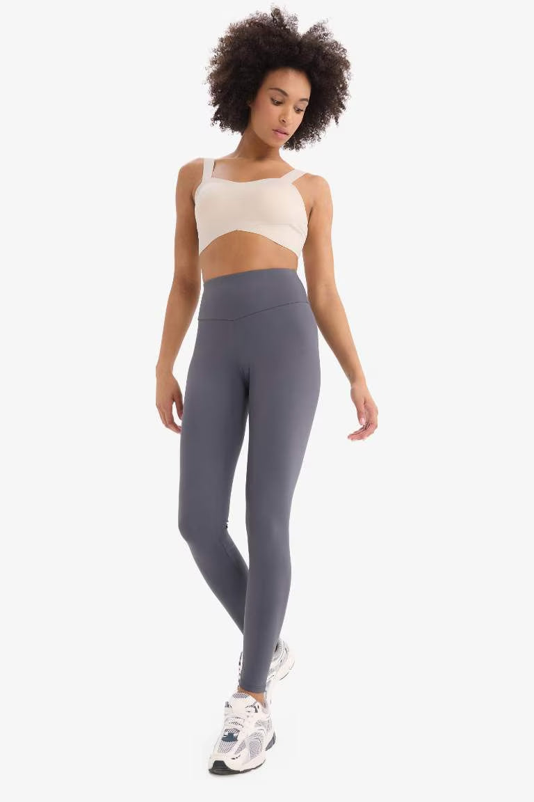 DeFactoFit Waist Wrapping Premium Leggings - - anthracite