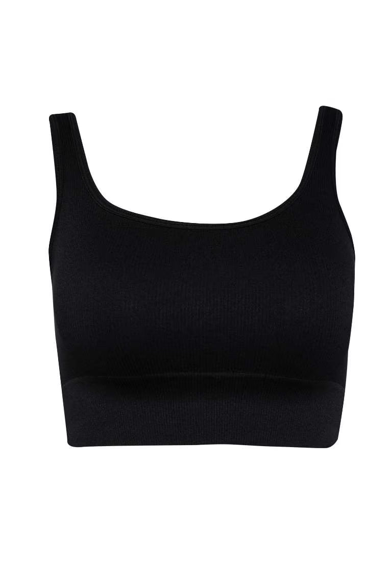 Fall in Love Seamles Bra - - Black