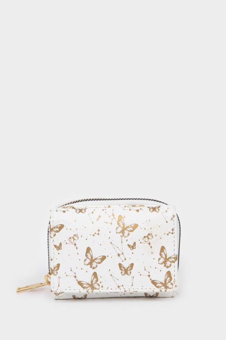 Woman Faux Leather Wallets - - White