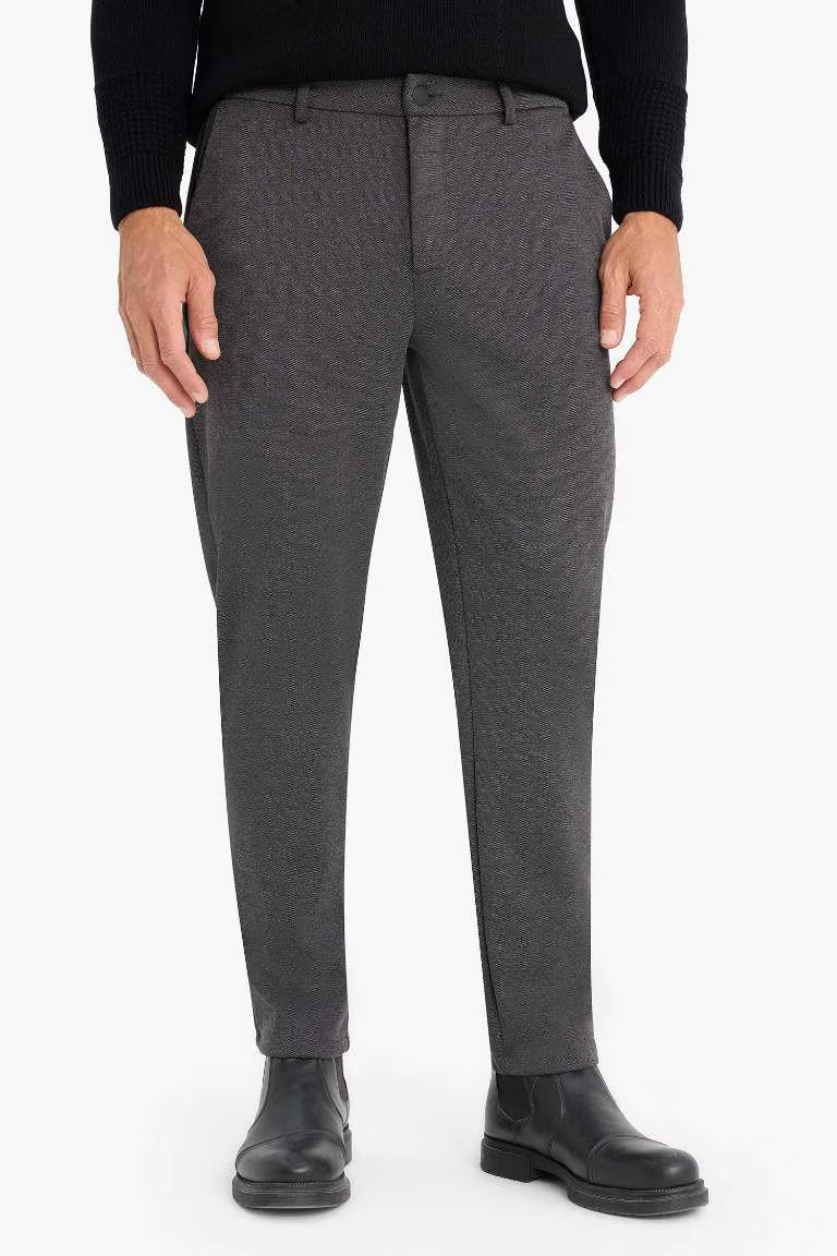Basic Straight Leg Summer Fabric Joggers - - Gray
