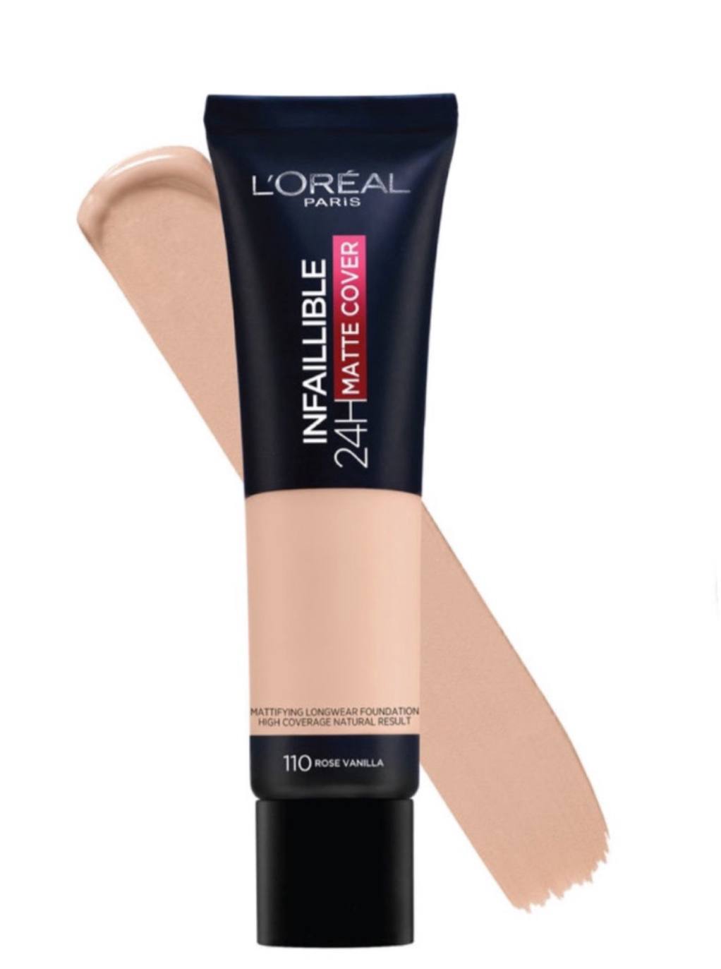 L'Oréal Paris Infallible 24H Matte Cover Foundation - - 110 Rose Vanilla