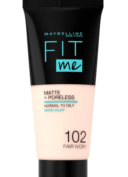 Maybelline Fit Me Matte + Poreless Foundation - - 102