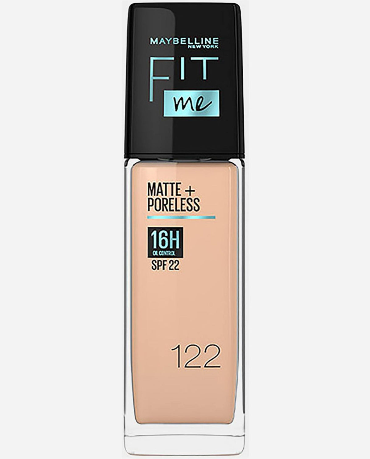 Maybelline New York Fit Me Matte + Poreless Liquid Foundation SPF 22 - - 122