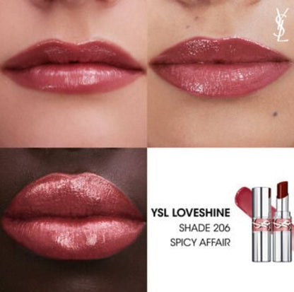 YVES SAINT LAURENT Loveshine High Shine Lipstick - - 206 Spicy Affair